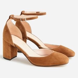 J Crew Suede Ankle Sharon Pump - NWT size 8